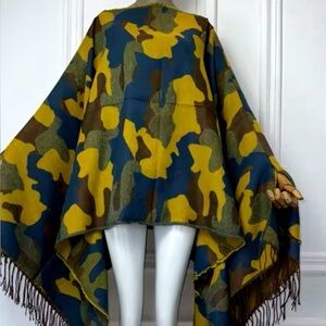Mustard Multi Poncho